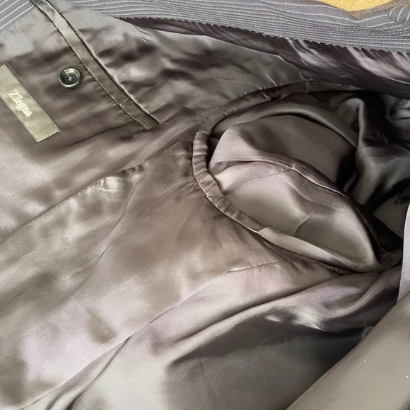 Z Zegna 100% Wool Striped Mens Dress Suit Size 48R - Picture 9 of 16